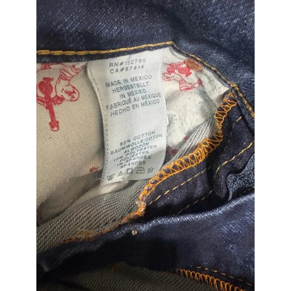 Tru religion unisex blue denim jeans size 28